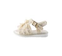 BAKER BY TED BAKER Ragazza Sandali con fiori applicati Gold Glitter 24
