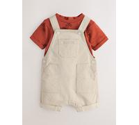 Baker by Ted Baker Set di magliette Baker by Ted Baker Grigio pietra e Rosso salopette T Shirt 6268cm Naturale