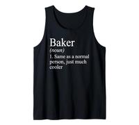 Baker Definition - Divertente Regalo per Gli Amanti della Pasticceria Canotta