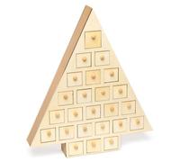Baker Ross Albero dell'avvento in Legno (Confezione da 1), Perfetto per i Bambini per progettare e Decorare, Ideale per la Scuola, i Gruppi Artigianali e la casa, Colore Assortiti, AC423