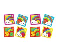 Baker Ross AT980 Puzzle Scorrevoli Arcobaleno, per borse da festa per bambini e piccoli giocattoli per bambini (confezione da 12), assortiti