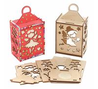 Baker Ross AX888 Kit Lanterne Fatate - Pacco da 3, Artigianato per Bambini, Perfetto per le Feste a Tema Fate!