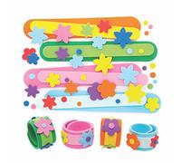 Baker Ross Braccialetti di Fiori - Confezione da 4, Artigianato per Bambini (AX886)