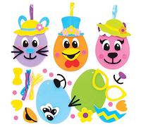 Baker Ross Decorazione dell'Uovo di Pasqua - Confezione da 8, Artigianato per Bambini (AT470)