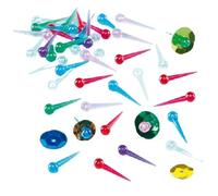 Baker Ross EF705 - Confezione da 500 Spille in plastica, assortite