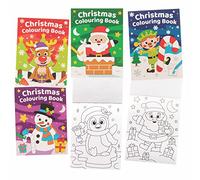 Baker Ross FC258 Mini Libri Natalizi di Attività per Bambini - Confezione da 12, Libri Puzzle per Bambini, Riempitivi per Borse da Festa per Bambini