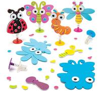 Baker Ross FC719 Giocattoli a molla con insetti - Set di 6, Giochi per bambini, assorted
