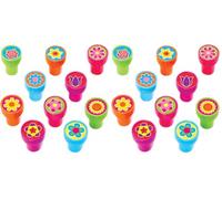 Baker Ross FC729 Timbrini Fiore - Set di 20, timbrini per bambini