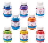 Baker Ross FC742 Vasetti di Polvere Arcobaleno - Set di 8, colori per bambini