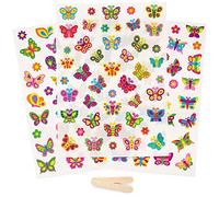 Baker Ross FC897 Trasferelli Farfalla - Set di 135, Tempo libero creativo per bambini,assorted