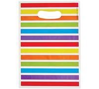 Baker Ross FC998 Sacchetti Regalo Arcobaleno - Set di 10, decorazioni di compleanno per bambini, Sacchetti Regalo