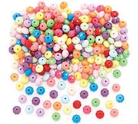 Baker Ross FE337 Perline a Forma Cristallo - Confezione da 300, Abbellimenti Multicolori per Creazione di Gioielli per Bambini, Artigianato Artistico e Attività di Artigianato