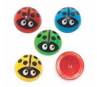 Baker Ross FE353 Mini Giocattolo Pop-up Coccinella che Salta - Confezione da 12, gioco salterino per bambini, giochini per borse da festa, piccoli regali per bambini o giocattoli della paghetta