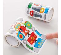 Baker Ross FE578 Adesivi Attrezzi per Bambini - Confezione da 600, Adesivi Artigianali per Bambini, Confezione Risparmio, Ideale per Progetti di Arti e Mestieri, Adesivi per Album per Bambini