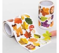 Baker Ross FE631 Confezione da 600 adesivi per bambini ideali per progetti artistici e artigianali, scrapbooking e tavole premio (disegni assortiti)