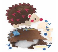 Baker Ross FE657 Kit di cucito per bambini Cuscino Riccio - Confezione da 2, Kit di cucito creativo per bambini, cucito per bambini, Kit di attività pratiche per bambini