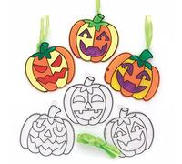 Baker Ross FE751 Decorazioni a forma di Acchiappasole Zucca - Confezione da 10, Acchiappasole per Bambini per Decorare e Visualizzare, Rendere il vostro proprio Giardino Decorazioni