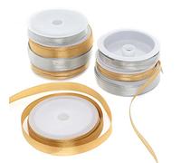 Baker Ross FE801 Nastri Natalizi Oro e Argento Confezione Risparmio - Confezione da 8, Materiale Artistico Creativo per Bambini, Artigianato, Regali e Decorazioni