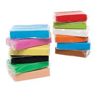 Baker Ross FE823 Argilla Polimerica - Confezione da 12, Materiale Artistico per la Scuola e i Gruppi di Gioco, Artigianato per Bambini