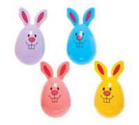 Baker Ross FN005 Uova di Pasqua del coniglietto - Confezione da 12, riempitivi per sacchetti di Pasqua per bambini