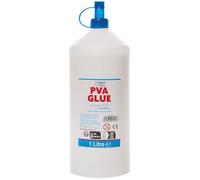 Baker Ross FN078 Colla PVA lavabile - 1 litro, PVA per scuole, materiale didattico, colla multiuso per legno, carta e cartoncino