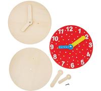 Baker Ross FN110 Kit per leggere l'ora in legno - Confezione da 10, STEM, scienza, matematica e supporti didattici per bambini e scuole