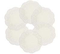 Baker Ross FN215 Centrini di carta - Confezione da 100, pizzi e merletti per decorazioni e artigianato