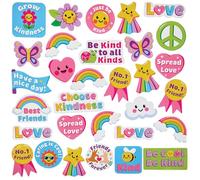 Baker Ross FN442 Adesivi in schiuma Be Kind - Confezione da 120, adesivi per bambini per arti e mestieri