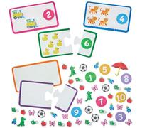Baker Ross FN449 Kit magnetici per imparare a contare - Confezione da 10, STEM, scienze, matematica e ausili didattici per bambini e scuole