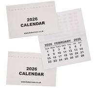 Baker Ross FN646 Blocchi calendario 2026 - Confezione da 20, comodi blocchi calendario a strappo per organizzare e pianificare tutto il 2026, perfetti per la casa, la scuola e l'ufficio
