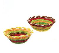 Baker Ross FX142 Kit Cestini Autunnali da Intrecciare - Set di 4, Artigianato per Bambini