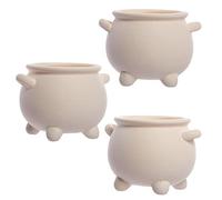 Baker Ross FX178 Calderone In Ceramica di Strega e Mago - Set di 3, Attività di Halloween per Bambini