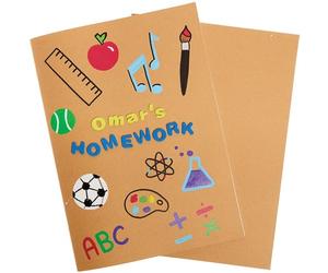 Baker Ross FX309 Album da Disegno A4 - Set di 3, Libro da Disegno per Bambini