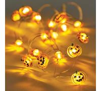 Baker Ross FX642 Luci a led per zucche - 1 stringa, Luci a stringa per decorazioni di Halloween e kit di artigianato