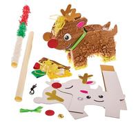 Baker Ross FX644 Kit pignatta di renne - 1 kit, kit di pignatte per feste natalizie per bambini