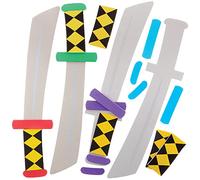 Baker Ross FX854 Kit spada samurai ninja - Confezione da 4, per travestimenti artistici e di fantasia