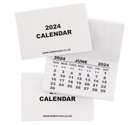 Baker Ross FX873 Tamponi per calendario 2024 - Confezione da 25, Accessori per la creazione di calendari per bambini