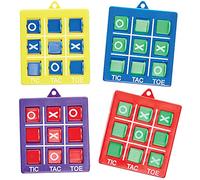 Baker Ross FX877 Mini tris - Confezione da 4, Piccoli giochi da viaggio per bambini