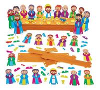 Baker Ross FX978 Kit Ultima Cena - Confezione da 2, Kit di artigianato cristiano per bambini