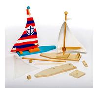 Baker Ross Kit Barca a Vela per Bambini da Creare, Decorare ed Personalizzare come Idea Creativa (confezione da 2)