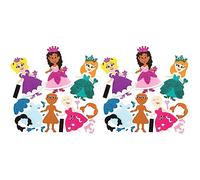Baker Ross Kit Calamita Principessa Mix&Match, ideale per bambini, artigianato e lavoretti creativi (confezione da 16)