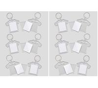 Baker Ross Kit Crea T-Shirt Portachiavi per Bambini, da Realizzare, Indossare o per Fare un Regalo Personalizzato (confezione da 12)