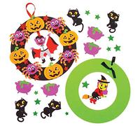 Baker Ross Kit Ghirlande di Halloween Bambini, Ottimo per Le tue Decorazioni di Halloween, targhe, attività per Feste e Altro! (Confezione da 3)