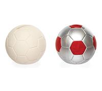 Baker Ross Palloni da Calcio Salvadanaio in Ceramica per Bambini da Dipingere e Decorare - Set per Creazioni in Porcellana per Bimbi (Scatola da 2)