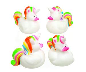 Baker Ross Paperelle Unicorno Arcobaleno in Gomma Perfette da Regalare alle Feste dei Bambini per Giocarci (confezione da 4)