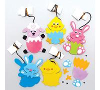 Baker Ross Paracadute di Pasqua - Confezione da 5, Giocattoli per Bambini (AX804)