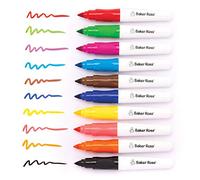 Baker Ross Pennarelli colorati con pratica impugnatura spessa (confezione da 10) - Pennarelli perfetti per colorare, disegnare ed evidenziare