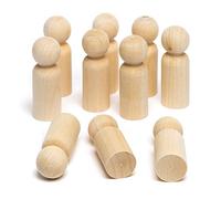 Baker Ross Persone di Legno (Confezione da 10) Perfetto per i Bambini da Decorare e Personalizzare, Ideale Come Regalo Fatto in casa, Progetto Scolastico, lavorazioni di Gruppo e Altro