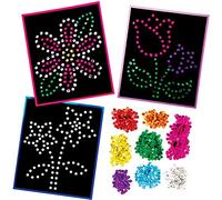 Baker Ross Piazze di Lustrini - Confezione da 5, Artigianato per Bambini (AT386)