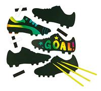 Baker Ross Scarpe da Calcio con Calamita Scratch Art (confezione da 10)